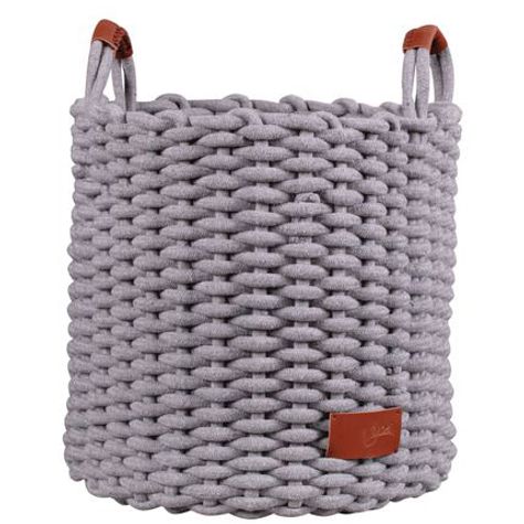 CESTO-CORDA-CINZA-34X34CM-YOI