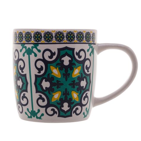 CANECA-PORCELANA-LADRILHO-VERDE-350ML-8246-LYOR