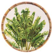 PRATO-SOBREMESA-MELAMINA-PALM-TREE-BRANCO-22CM-28320-ROJEMAC