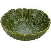 Centro-de-mesa-em-Ceramica-Verde-15cm-Banana-Leaf-Lyor-