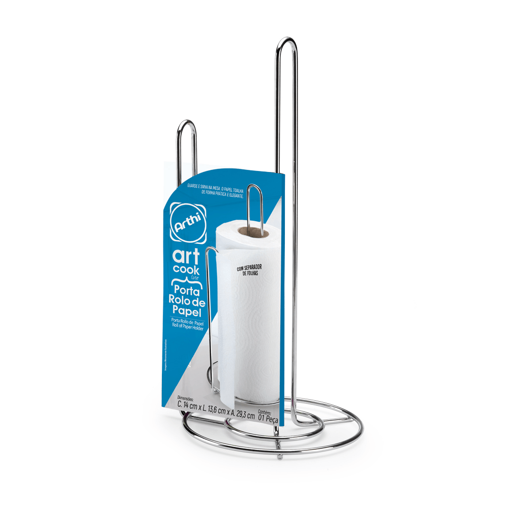Porta Rolo De Papel Art Cook 1612 Arthi - Cosama Casa